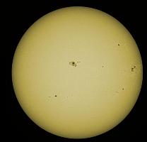 Sun Full Disk White Light colorized