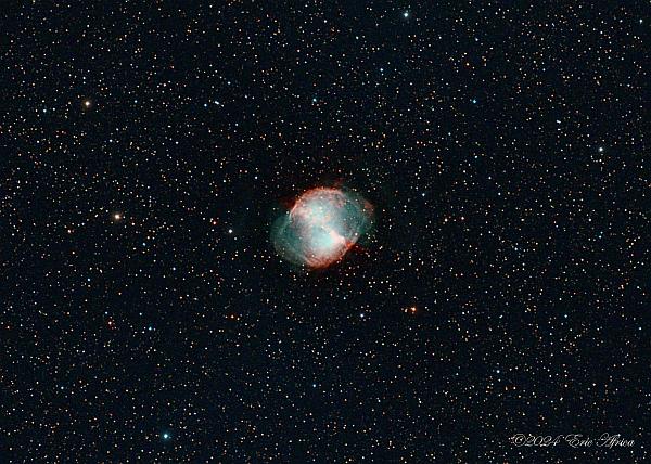 M27, the Dumbbell Nebula - cropped