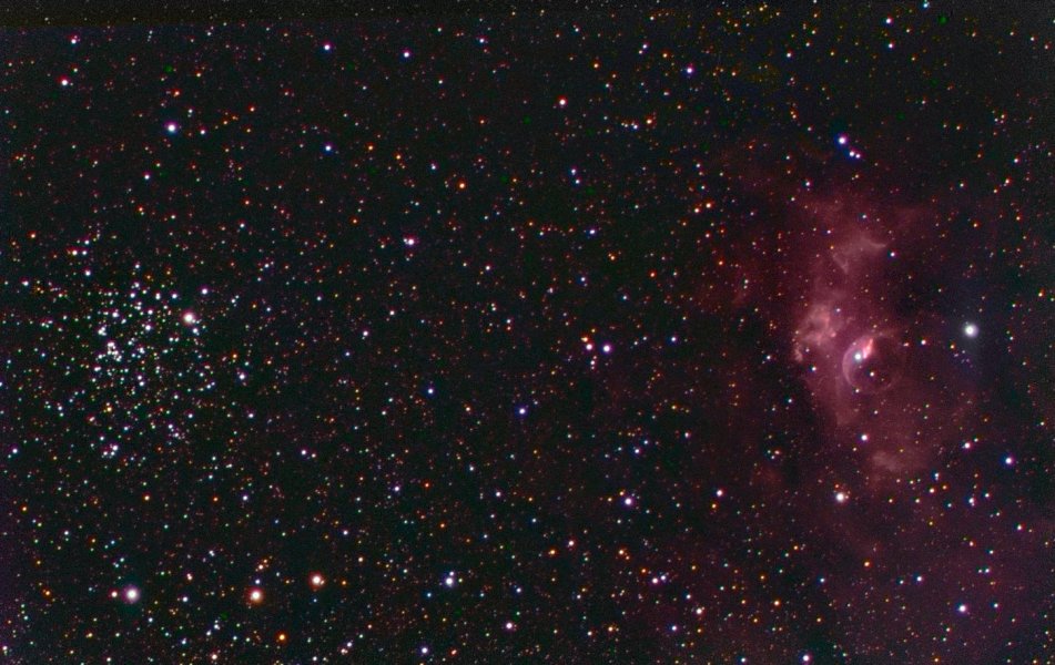 M52 and the Bubble